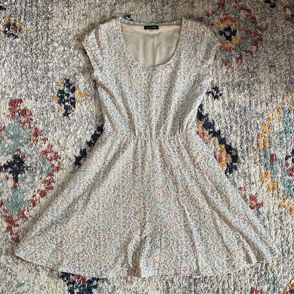 As U Wish Sequined Dress Size Small